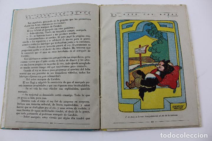 Libros de segunda mano: CU-113. EL GATO CON BOTAS, COLECCION INFANCIA. - Foto 9