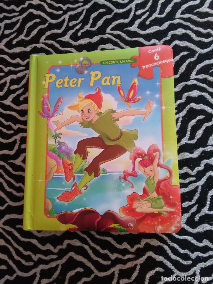 Libros de segunda mano: LIBRO DE PETER PAN (EN CATAL&Aacute;N), CONTIENE 6 PUZZLES DENTRO DEL CUENTO - Foto 1