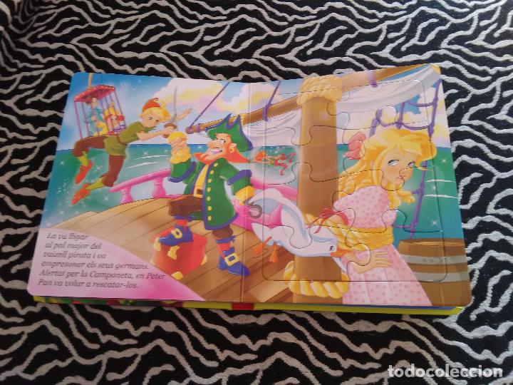 Libros de segunda mano: LIBRO DE PETER PAN (EN CATAL&Aacute;N), CONTIENE 6 PUZZLES DENTRO DEL CUENTO - Foto 7