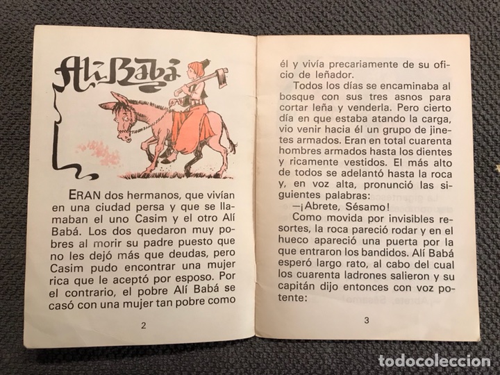 Libros de segunda mano: ALI BABA. (Cuentos Infantiles) Ediciones Boga (a.1975) - Foto 2