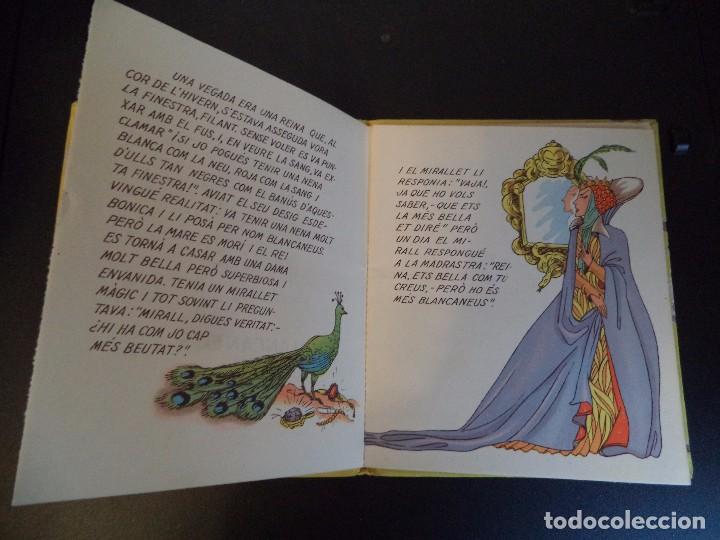 Libros de segunda mano: Cuento Blancaneus.( Texto catal&aacute;n ) - Foto 3