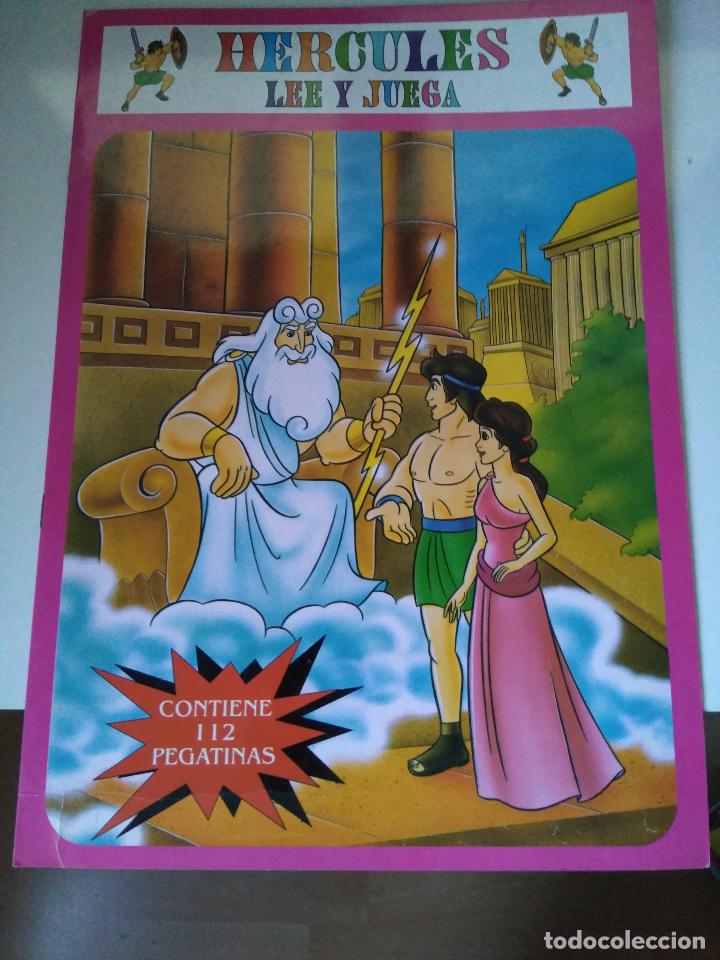 Libros de segunda mano: H&eacute;rcules - Lee y Juega - Cuento con pegatinas - Edivas - Foto 1
