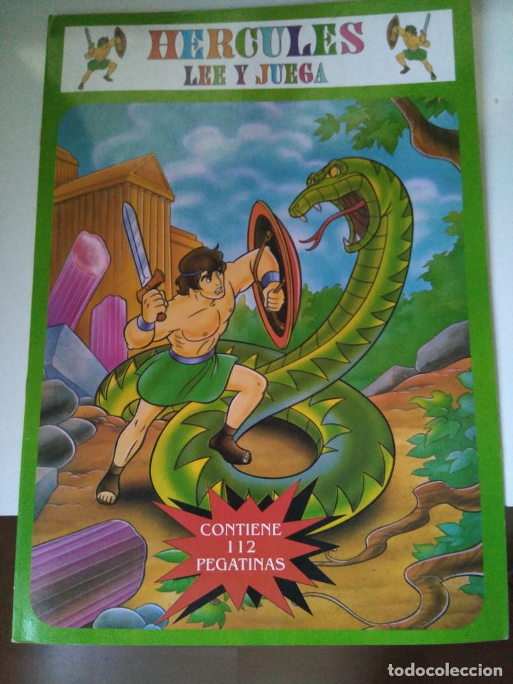 Libros de segunda mano: H&eacute;rcules - Lee y Juega - Cuento con pegatinas - Edivas - Foto 1