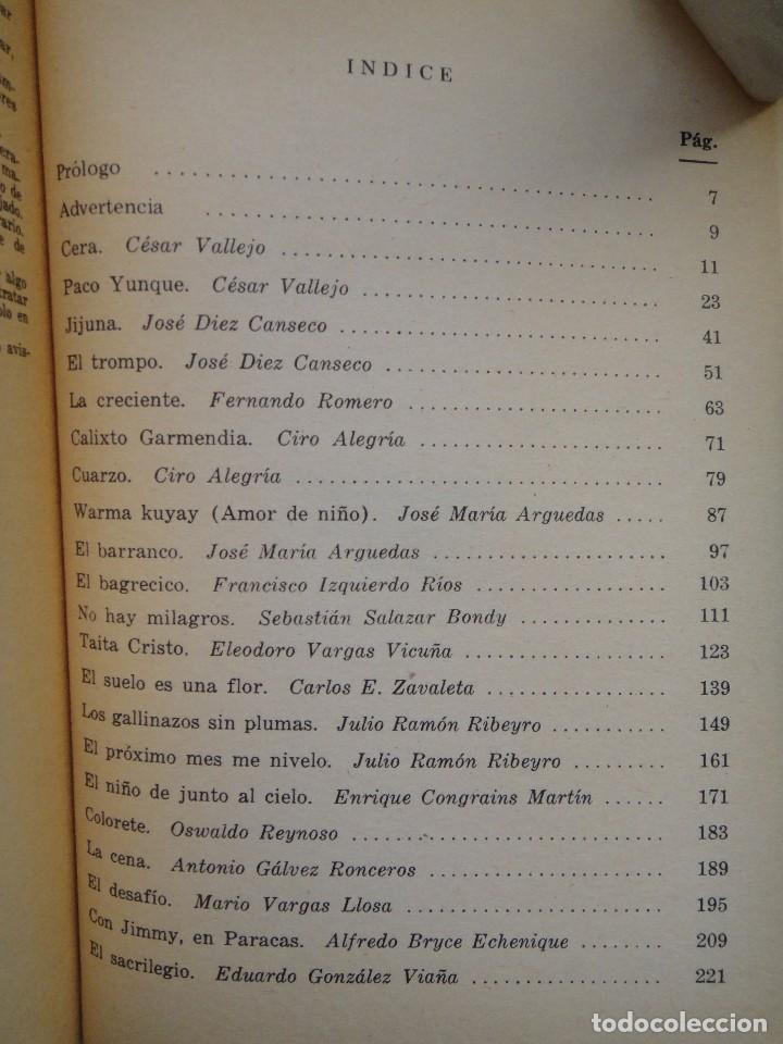 Libros de segunda mano: CUENTOS PERUANOS 2, LUIS Y&Aacute;&Ntilde;EZ. RARO EJEMPLAR. - Foto 2