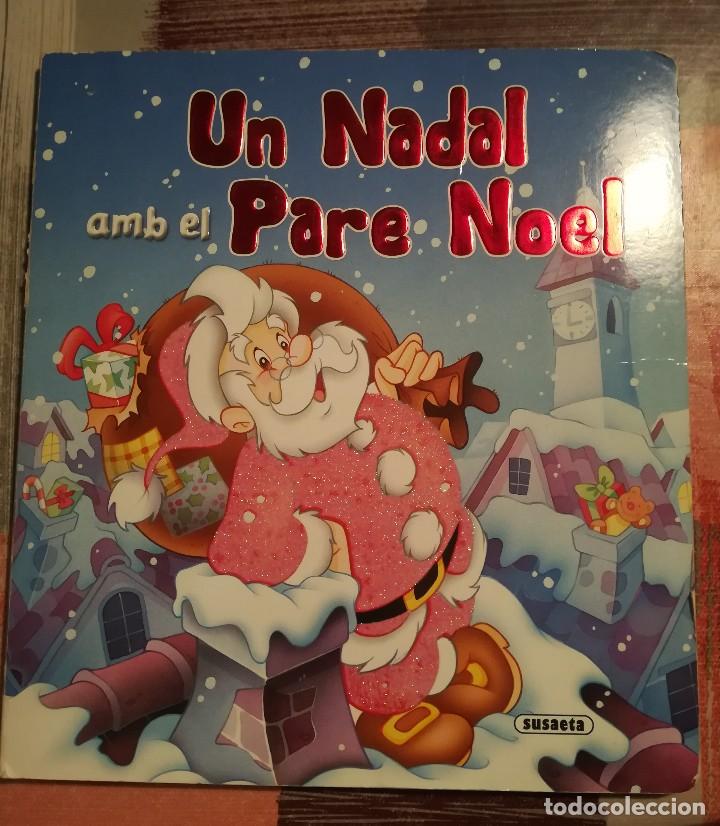 Libros de segunda mano: Un Nadal amb el Pare Noel - Libro con ventanitas - en catal&agrave; - Foto 1