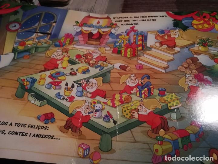 Libros de segunda mano: Un Nadal amb el Pare Noel - Libro con ventanitas - en catal&agrave; - Foto 5