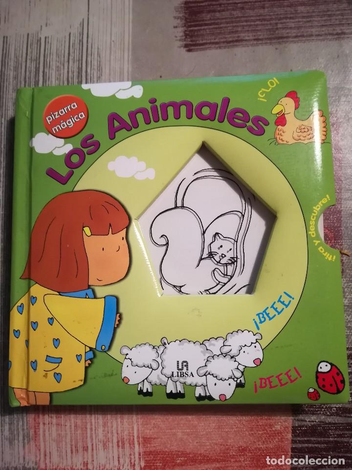 Libros de segunda mano: Los animales - Pizarra m&aacute;gica - Foto 1