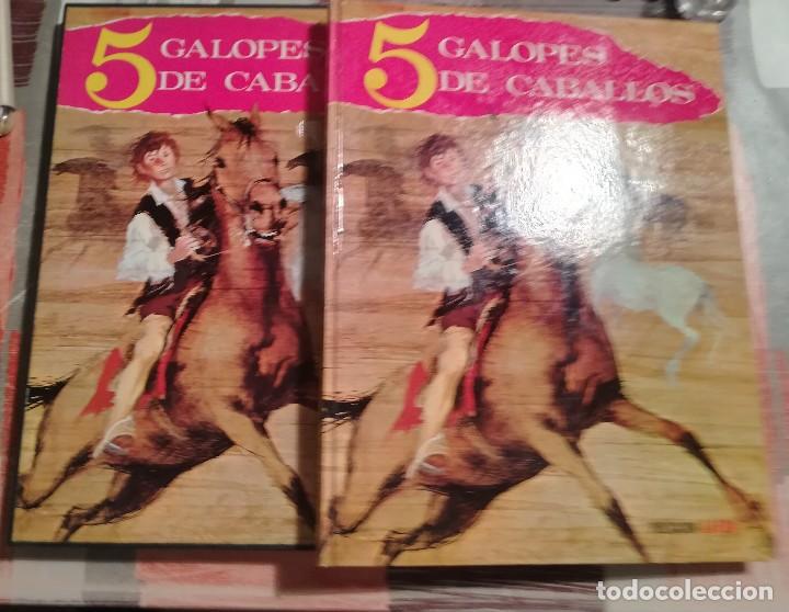Libros de segunda mano: 5 galopes de caballos - Ren&eacute; Guillot - en estuche - Foto 3