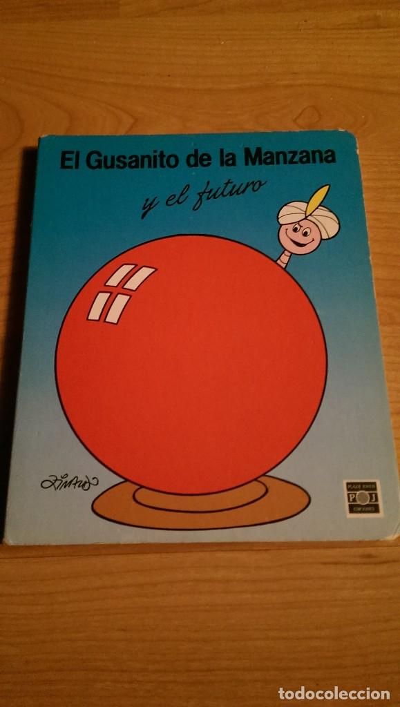 Libros de segunda mano: ANTIGUO CUENTO &laquo;EL GUSANITO DE LA MANZANA Y EL FUTURO&raquo; DE CART&Oacute;N EXTRA GRUESO Y DURO