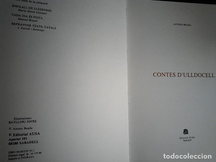 Libros de segunda mano: Contes dull docell Antoni Boada - Foto 2