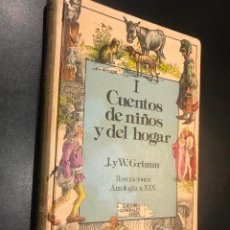 Libros de segunda mano: I CUENTOS DE NIÑOS Y DEL HOGAR. J. Y W. GRIMM 1985. Lote 120992036