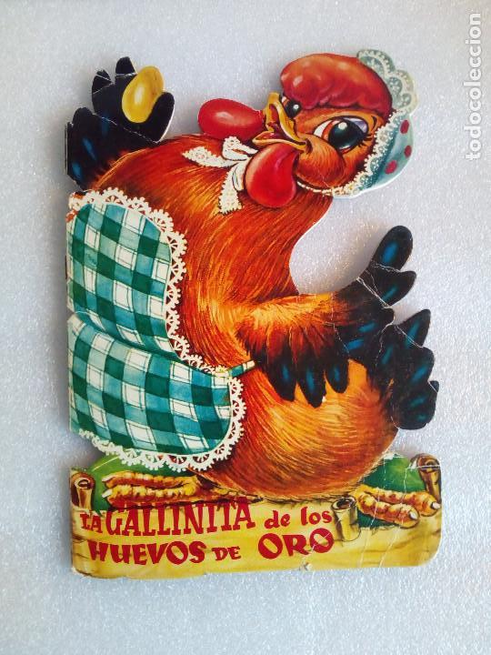 Libros de segunda mano: CUENTO TROQUELADO  LA GALLINITA DE LOS HUEVOS DE ORO EDICIONES A SALDA&Ntilde;A SAN SEBASTIAN 1965