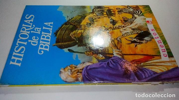 Second hand books: HISTORIAS DE LA BIBLIA-CUENTOS-FHER-HOJA PORTADILLA DA&Ntilde;ADA.VER FOTOS