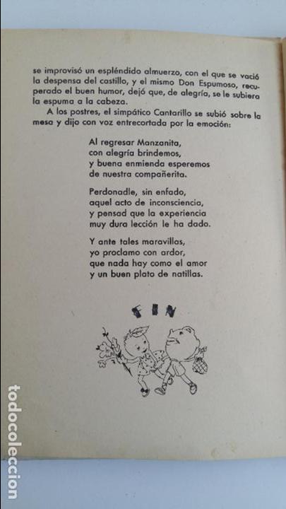 Libros de segunda mano: CUENTO INFANTIL MANZANITA DE ORO. EDIC HYMSA. - Foto 6