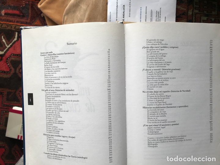 Libros de segunda mano: Mil a&ntilde;os de cuentos. Edelvives - Foto 2