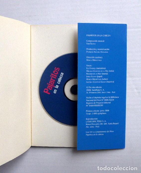 Libros de segunda mano: PAJARITOS EN LA CABEZA - JORGE ESLAVA ---- (Librito + CD) - Foto 2