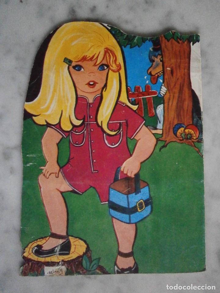 Libros de segunda mano: cuento troquelado - la ni&ntilde;a y el lobo - editorial vilmar - - Foto 2