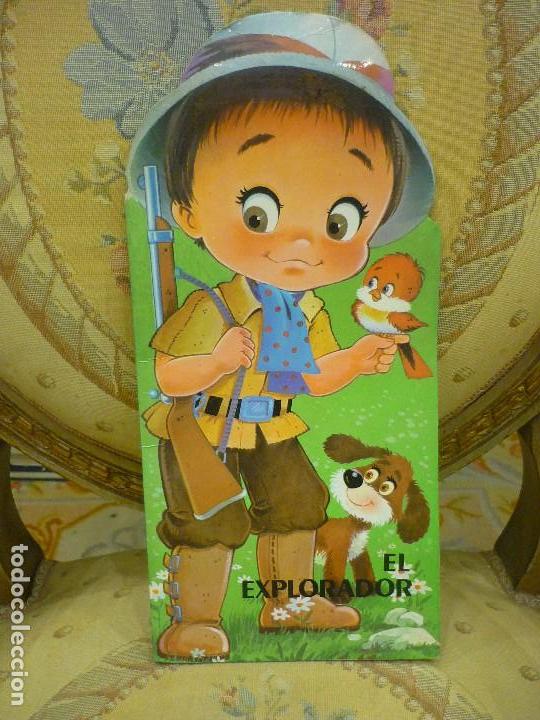 Libros de segunda mano: CUENTO TROQUELADO SUPER FLEQUILLO N&ordm; 4: EL EXPLORADOR.EDICIONES BEASCOA 1.982.