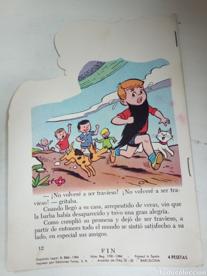 Libros de segunda mano: Cuento.LA SORPRESA DE PAQUITO CUENTO.EDICIONES TORAY S.A - Foto 3