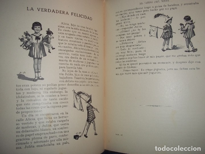 Libros de segunda mano: CUENTOS INFANTILES.EL LIBRO DEL NENE. EDITORIAL SOPENA.1919 - Foto 5