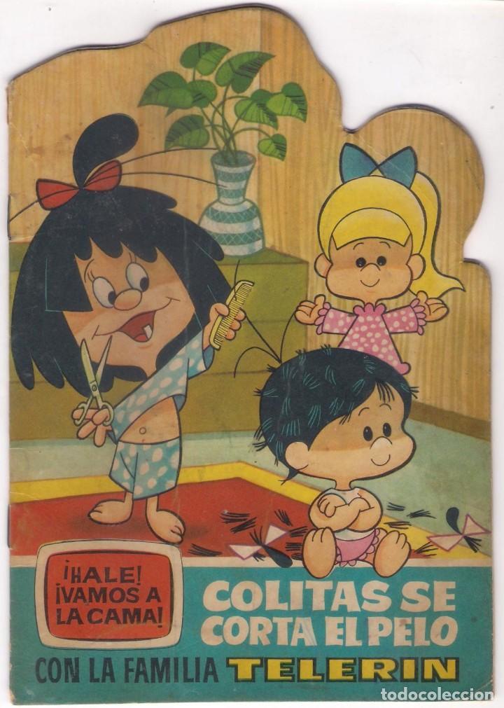 Libros de segunda mano: CUENTO TROQUELADO VAMOS A LA CAMA CON LA FAMILIA TELERIN  -COLITAS SE CORTA EL PELO N&ordm; 15