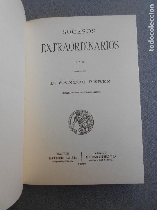 Libros de segunda mano: SUCESOS EXTRAORDINARIOS - Foto 7