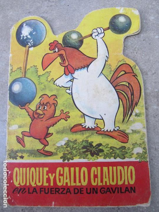Libros de segunda mano: cuento troquelado , quique y gallo claudio ,numero 24 , en la fuerza de un gavilan , 1965