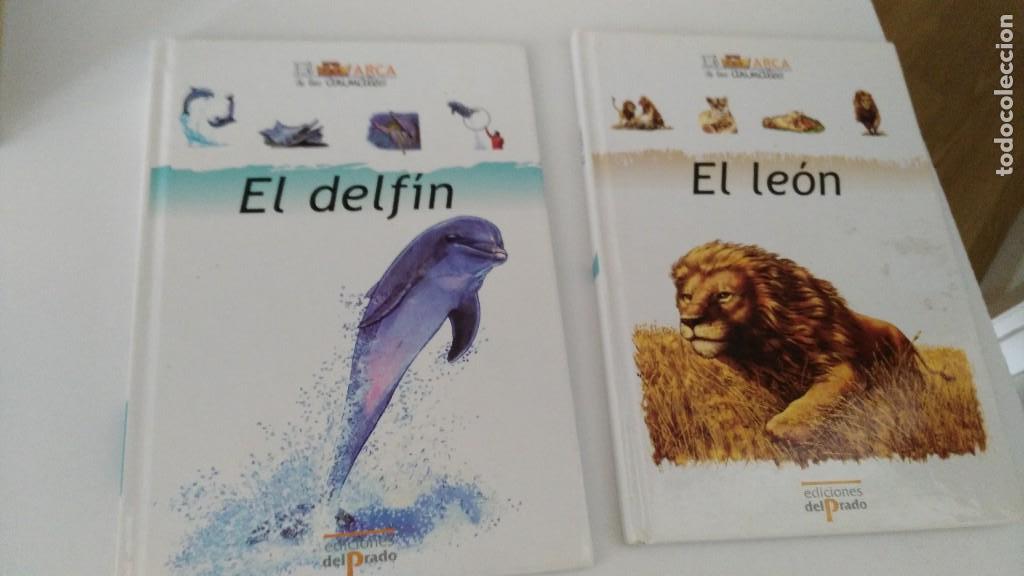Libros de segunda mano: libro infantil de la colecci&oacute;n el arca de los animales ediciones del Prado EL DELFIN - EL LEON