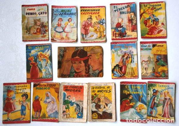 Libros de segunda mano: Preciosa Coleci&oacute;n de 16 MiniCuentos editados por Tintes Wiki en Barcelona 1961