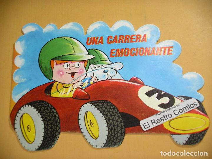 Libros de segunda mano: Una carrera emocionante, Troquelados gira gira n&ordm; 7, ed. Galaor / Plancton 1968, Kole Gasolino