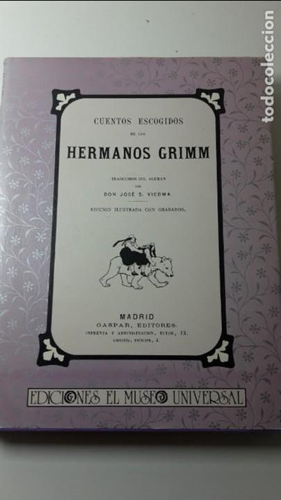 cuentos escogidos de los hermanos grimm..edici - Compra venta en  todocoleccion