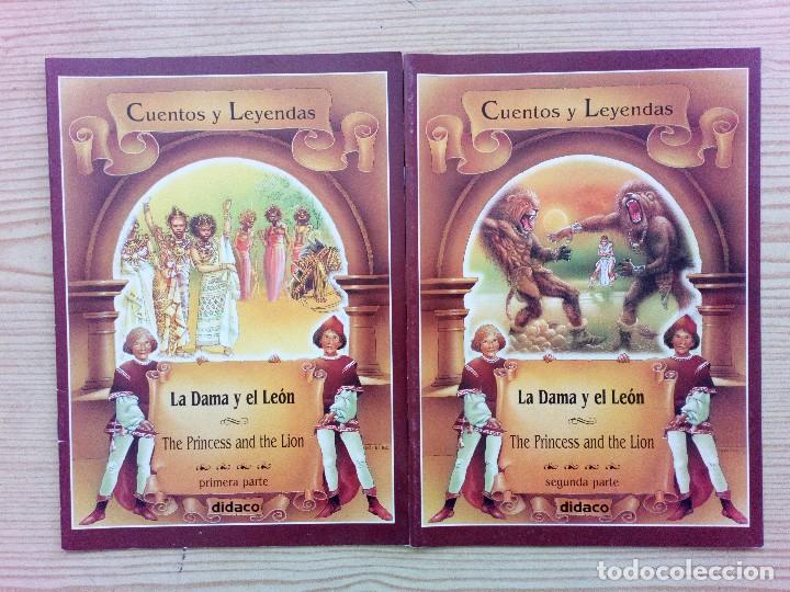 Libros de segunda mano: Cuentos Y Leyendas - La Dama Y El Leon - 1&ordf; Y 2&ordf; Parte - Bilingue - Didaco - Foto 1