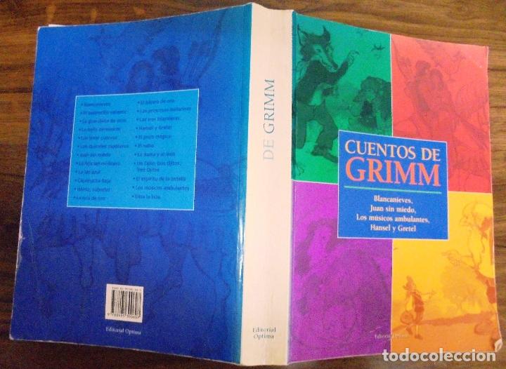 Libros de segunda mano: CUENTOS DE GRIMM EDITORIAL OPTIMA. 23 CUENTOS EN TOTAL. - Foto 1