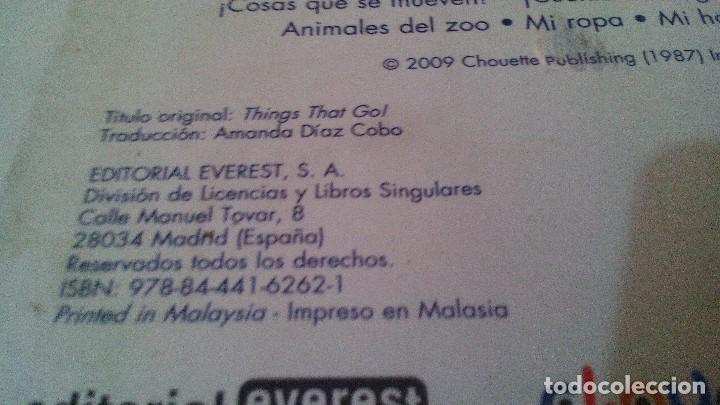 Libros de segunda mano: CAILLOU -  COSAS QUE SE MUEVEN -  EVEREST - Foto 3