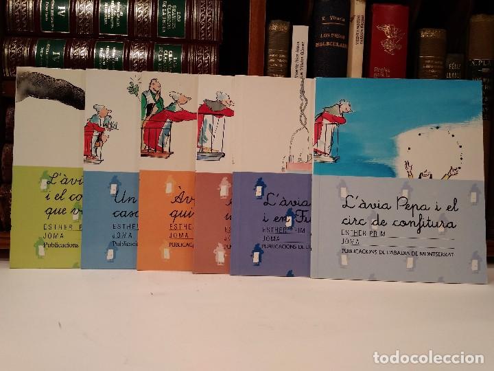 Libros de segunda mano: Lote 4 cuentos ESTHER PRIM con dibuixos JOMA. Publicacions de l&acute;Abadia de Montserrat.