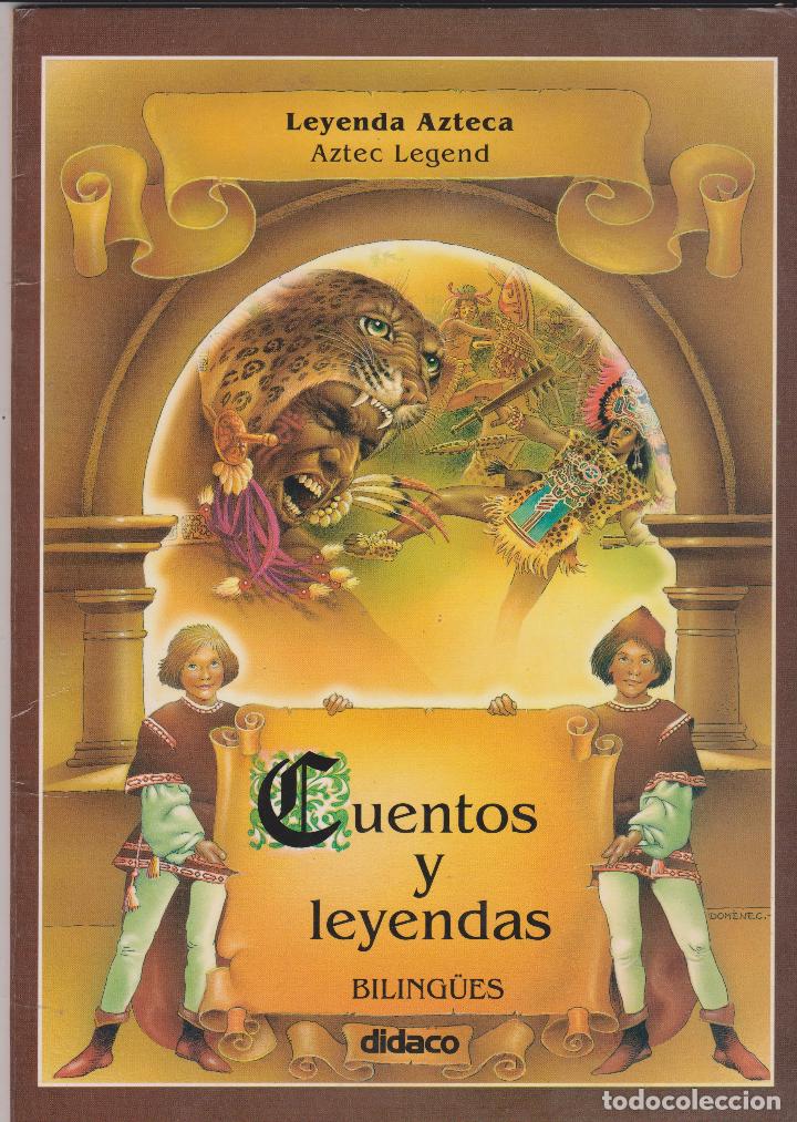 Libros de segunda mano: leyenda azteca -- en castellano e ingl&eacute;s - Foto 1