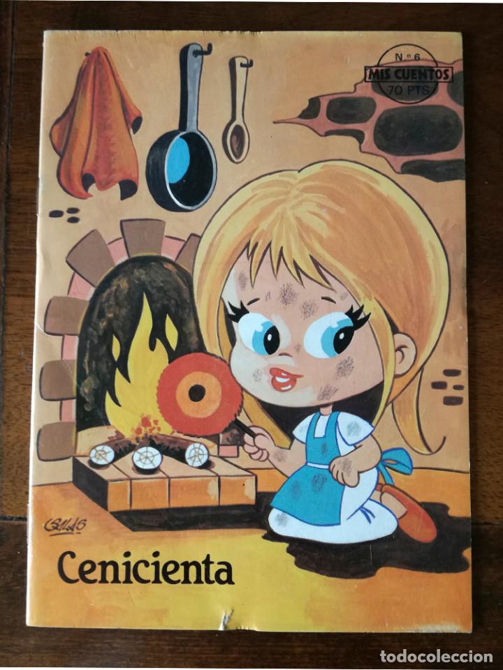 Libros de segunda mano: 3 cuentos cajita yesca-Cenicienta-sastrecillo valiente n&ordm; 6-12-17-mis cuentos Mundial Salas-Jorge