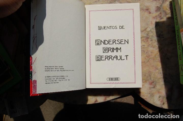 Libros de segunda mano: ANDERSEN, GRIMM Y PERRAULT. EDIT. SERVILIBRO. - Foto 3