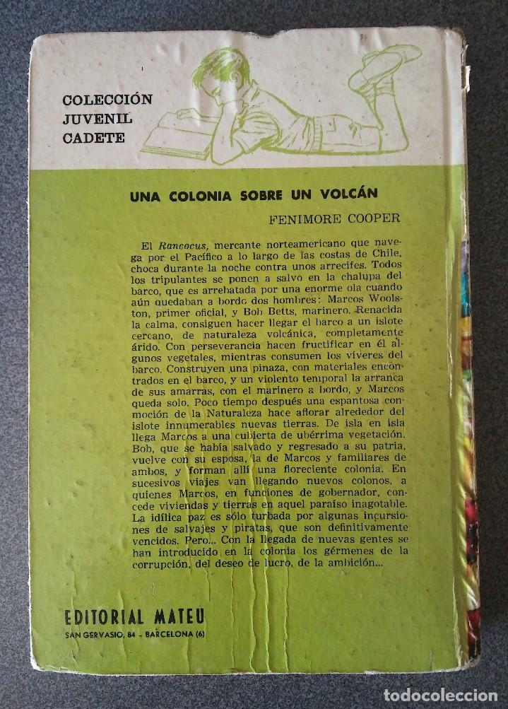 Libros de segunda mano: Una Colonia Sobre un Volc&aacute;n Fenimore Cooper - Foto 2