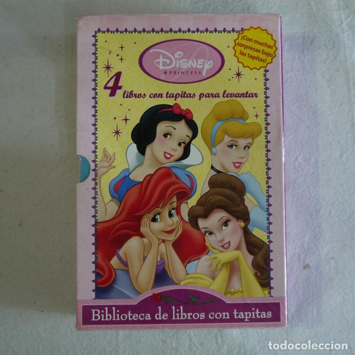 Libros de segunda mano: BIBLIOTECA DE LIBROS CON TAPITAS. 4 LIBROS CON FORMAS DIVERTIDAS DE DISNEY