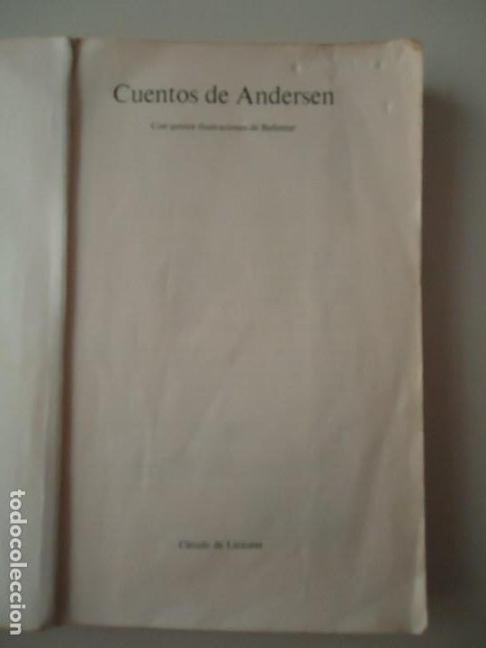 Libros de segunda mano: LIBRO. CUENTOS DE ANDERSEN CON 15 ILUSTRACIONES, ORIGINALES. - Foto 3
