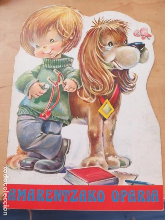 Libros de segunda mano: CUENTO TROQUELADO JAMARENTZAKO OPARIA EDINORTE A&Ntilde;OS 80 N&ordm; 12 ILUSTRA VERNET