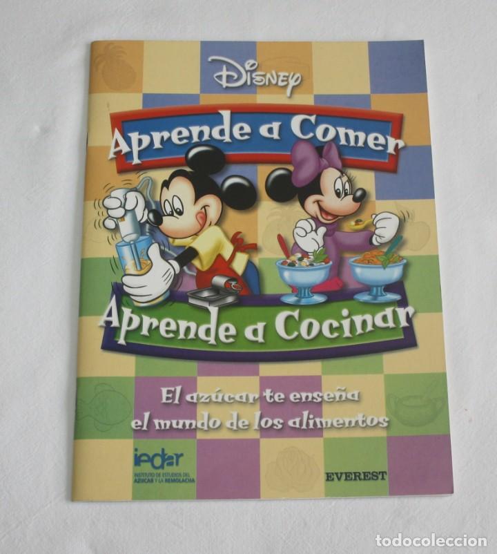 Libros de segunda mano: Aprende a Comer - Aprende a Cocinar - Disney - Editorial Everest - Foto 1