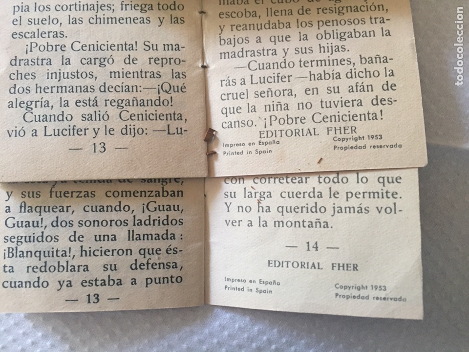 Libros de segunda mano: Mini cuentos d&eacute; fher del a&ntilde;o 1953 - Foto 2