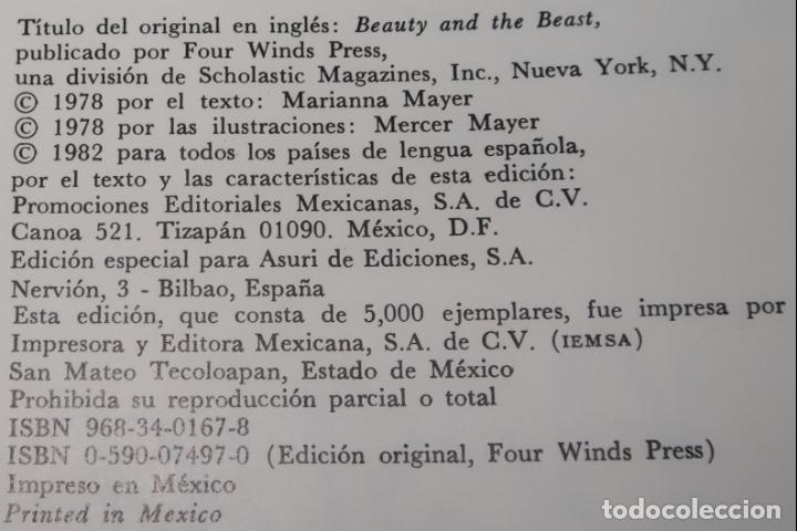 Libros de segunda mano: La bella y la bestia - Asuri (1982) - Foto 6