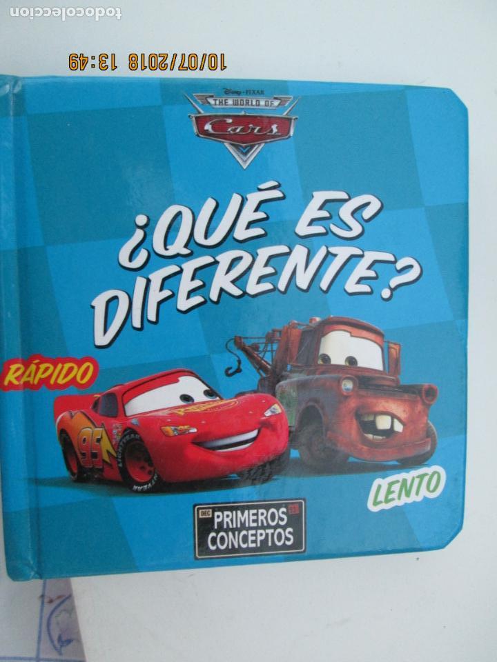 Libros de segunda mano: CARS - &iquest;QU&Eacute; ES DIFERENTE? - DISNEY - Foto 1