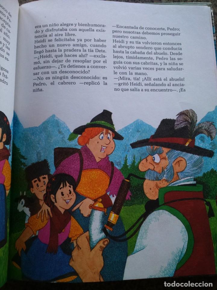 Libros de segunda mano: CUENTOS UNIVERSALES -- HEIDI -- ORBIS 1992 -- - Foto 2