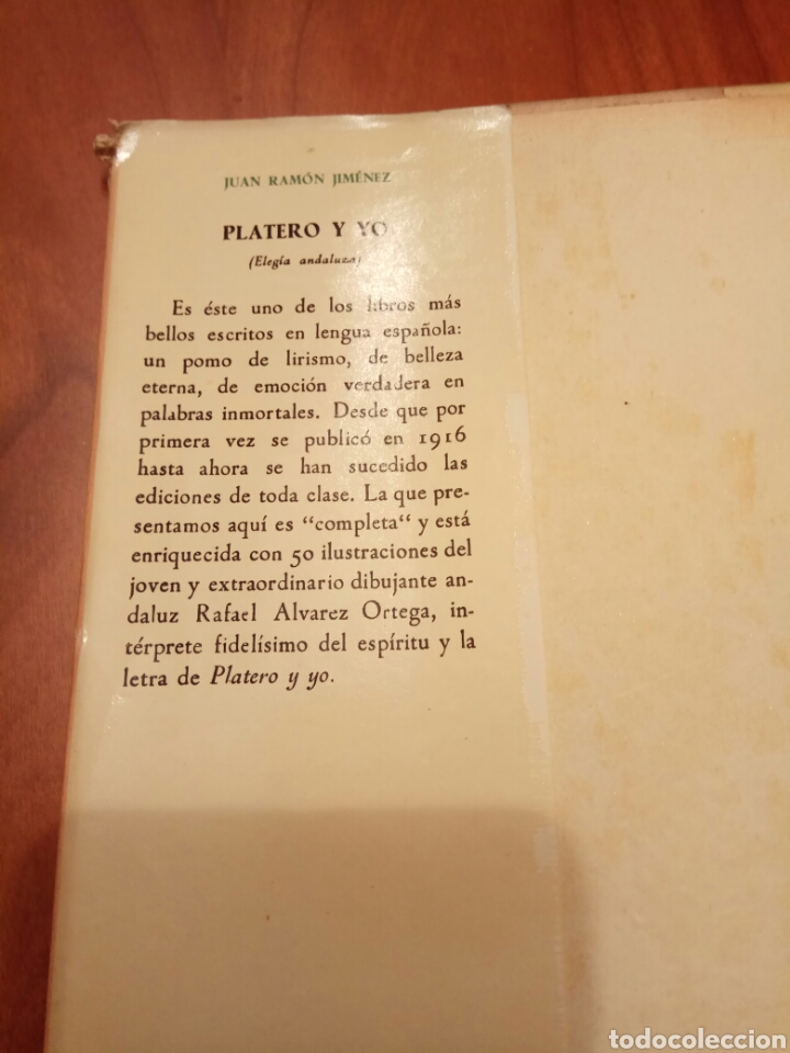 Libros de segunda mano: Platero y yo, Juan Ram&oacute;n Jim&eacute;nez - Foto 4