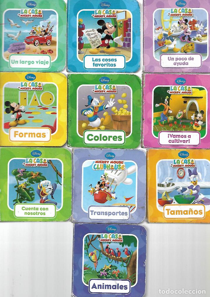 Libros de segunda mano: COLECCION DE PEQUE&Ntilde;OS CUENTOS DE LA CASA DE MICKEY MOUSE EN CARTON DURO