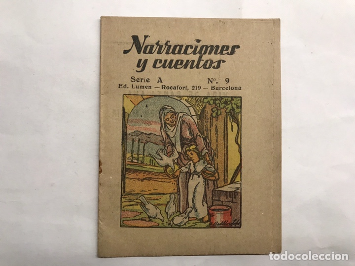 Libros de segunda mano: LITERATURA INFANTIL. Narraciones y Cuentos Serie A, No.9. Ediciones LUMEN (h.1940?)